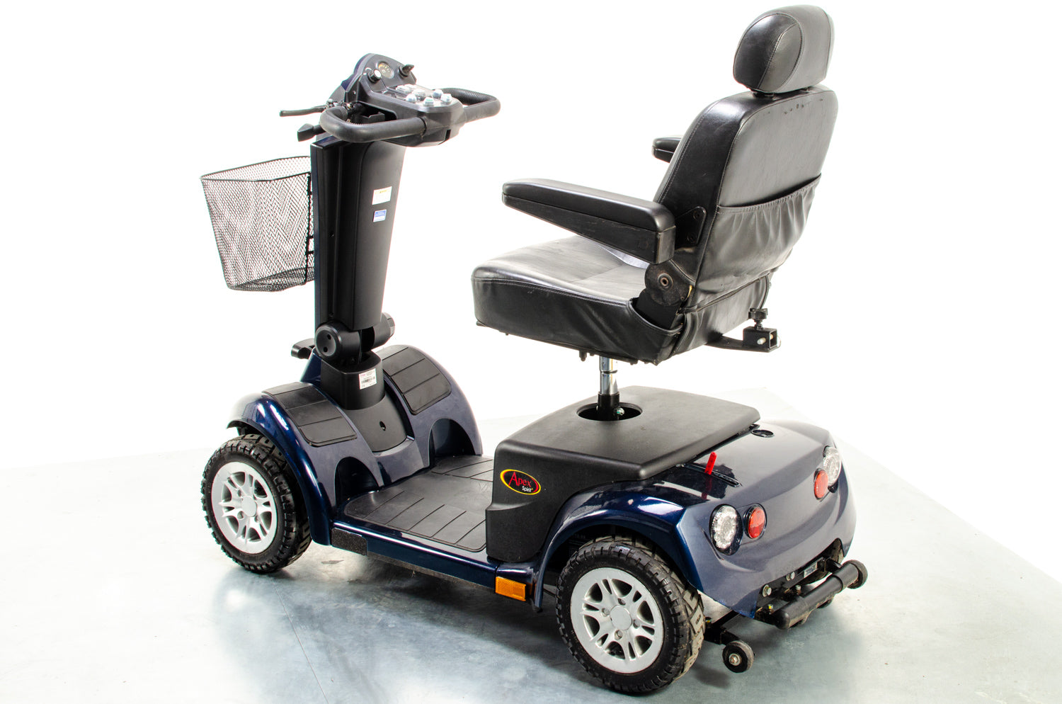 Pride Apex Spirit Plus Used Mobility Scooter 6mph Midsize Pavement Comfy Captains Seat