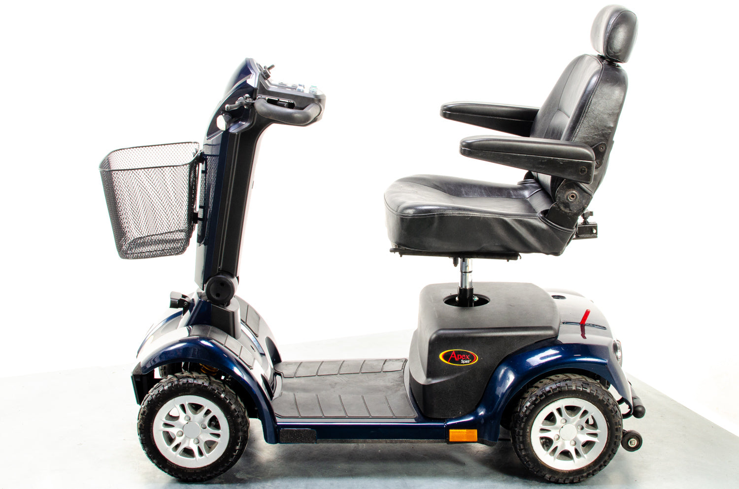 Pride Apex Spirit Plus Used Mobility Scooter 6mph Midsize Pavement Comfy Captains Seat