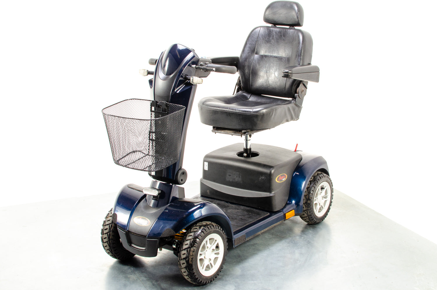 Pride Apex Spirit Plus Used Mobility Scooter 6mph Midsize Pavement Comfy Captains Seat