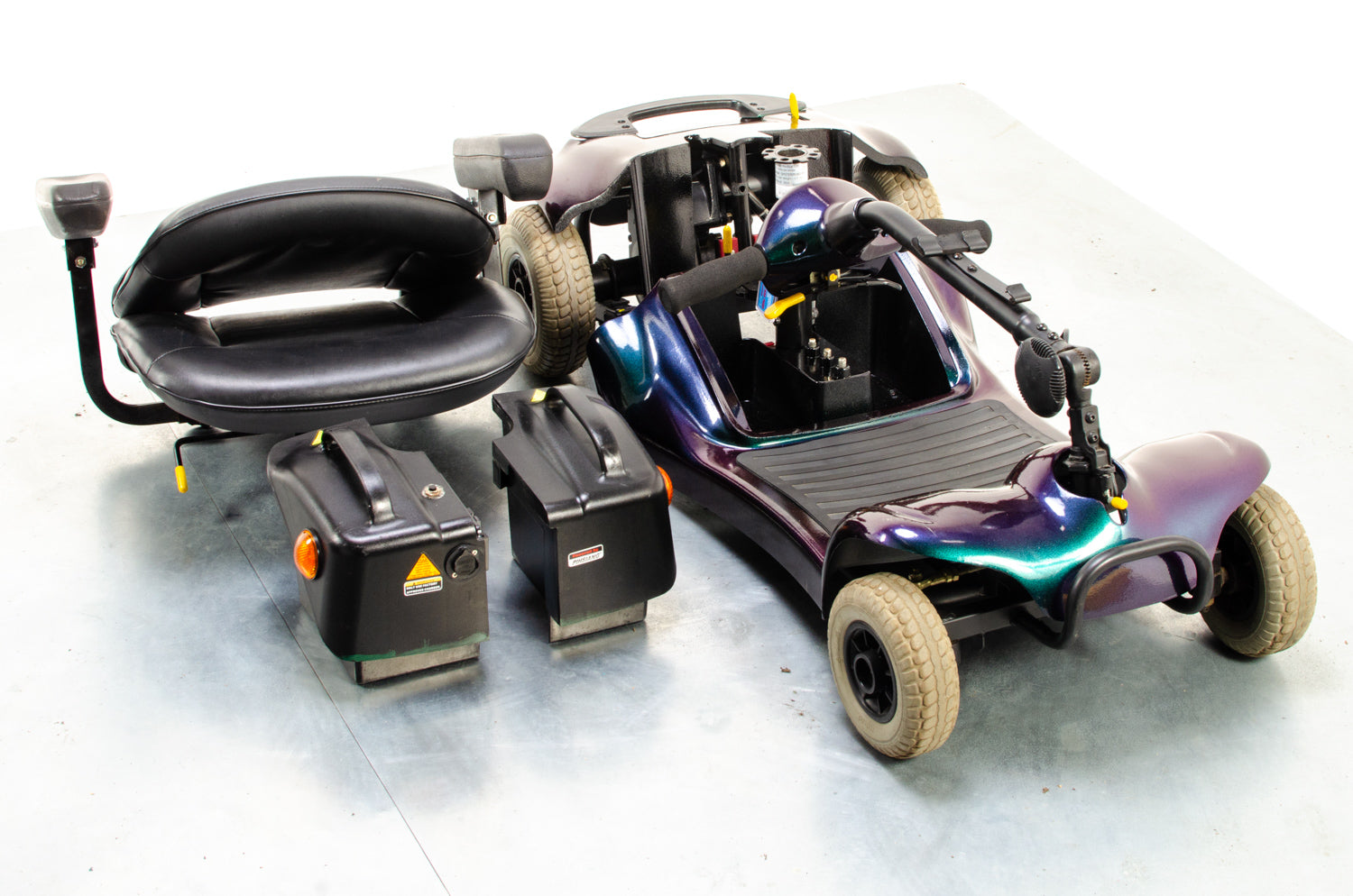 Sunrise Medical Sterling Pearl Used Mobility Boot Scooter Transportable Custom Paint Secondary image