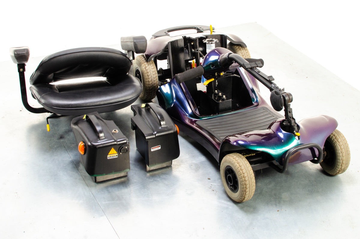 Sunrise Medical Sterling Pearl Used Mobility Boot Scooter Transportable Custom Paint