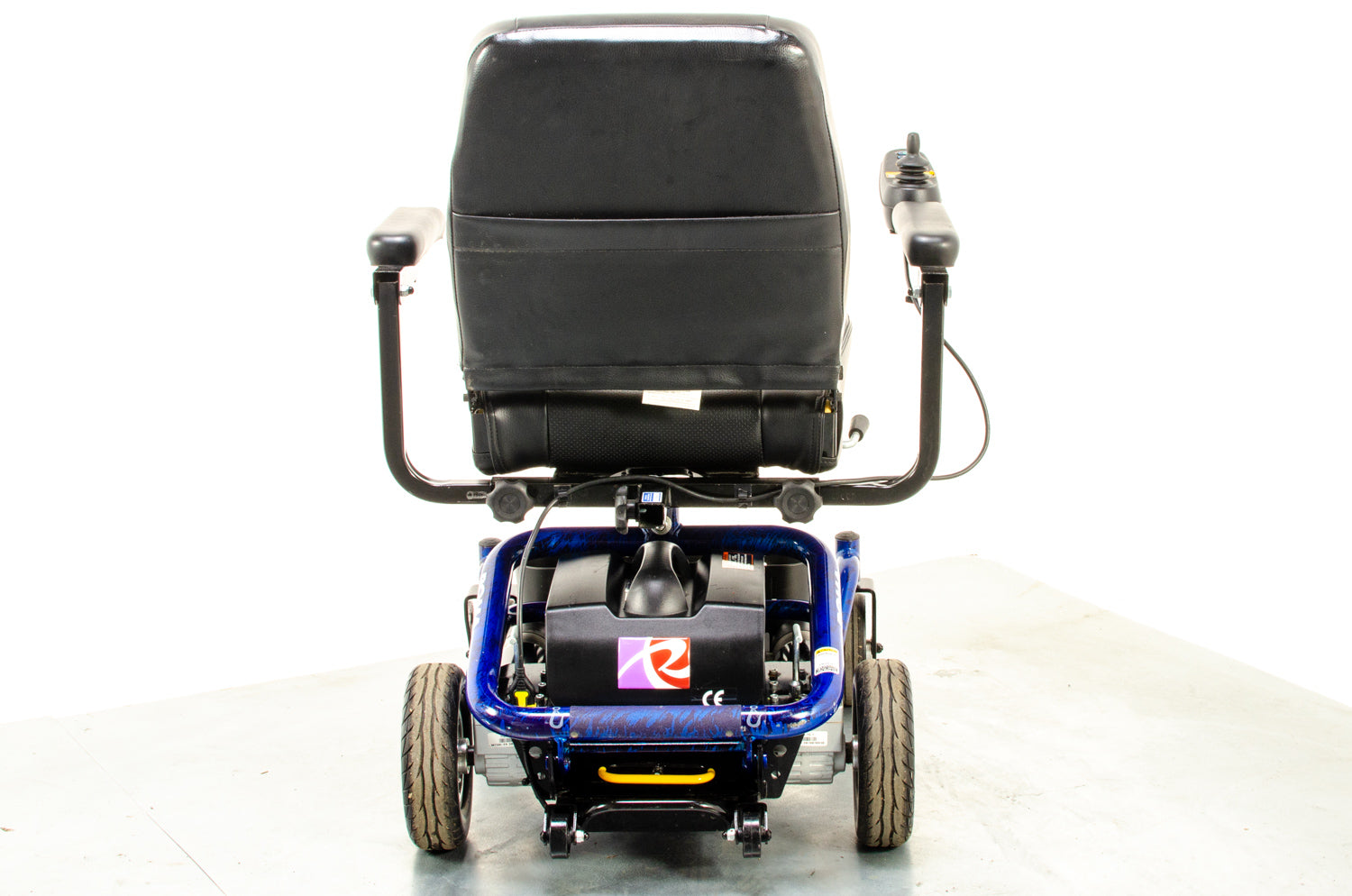 Roma Reno Elite Captain Seat Used Power-Chair Transportable Electric Wheelchair Indoor Blue