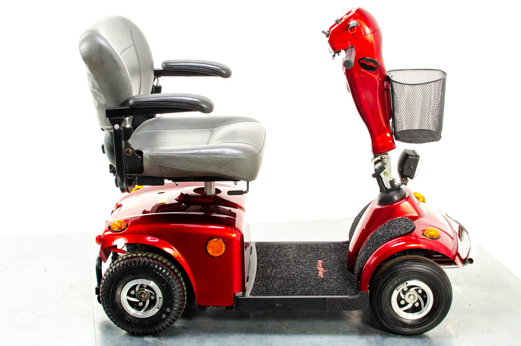 Freerider Mayfair Used Mobility Scooter Pavement Comfy Lights Red
