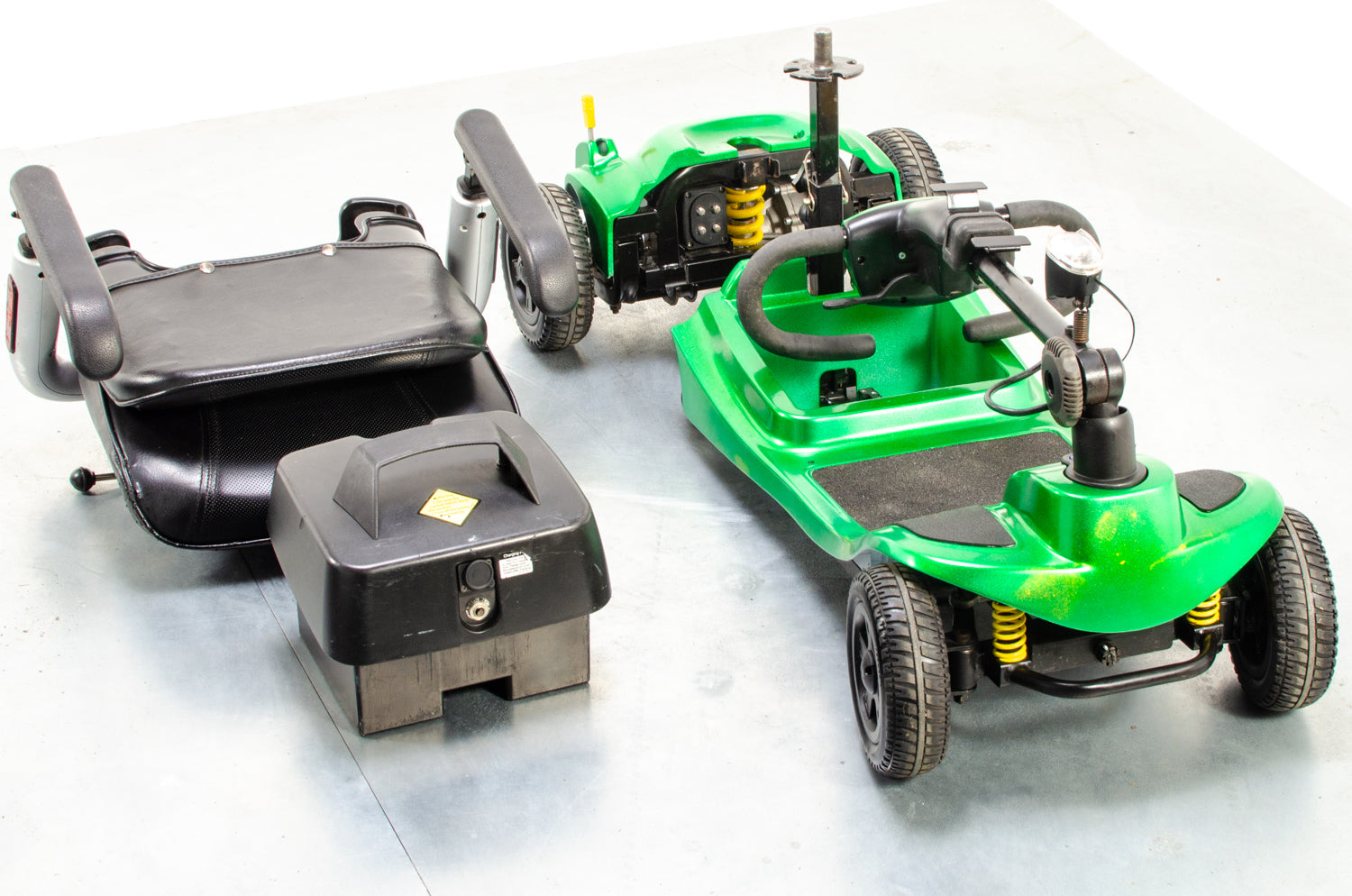 Liberty Vogue Used Mobility Scooter Suspension Transportable Lightweight One Rehab Green Secondary image