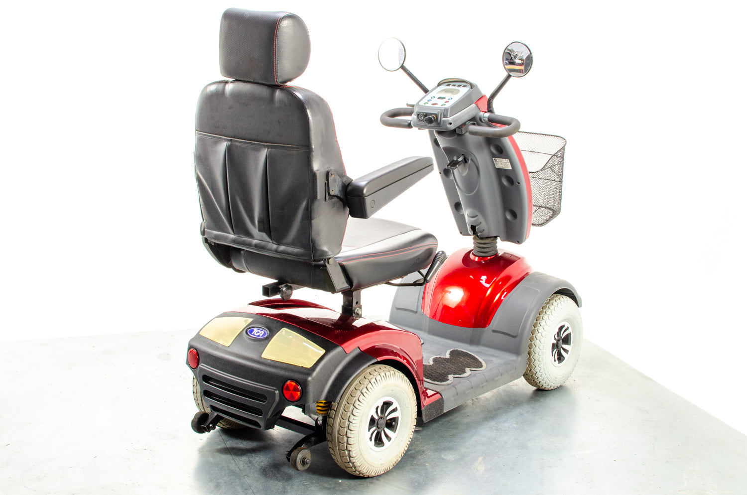 TGA Mystere Used Mobility Scooter Comfy 8mph Suspension Road All-Terrain Red