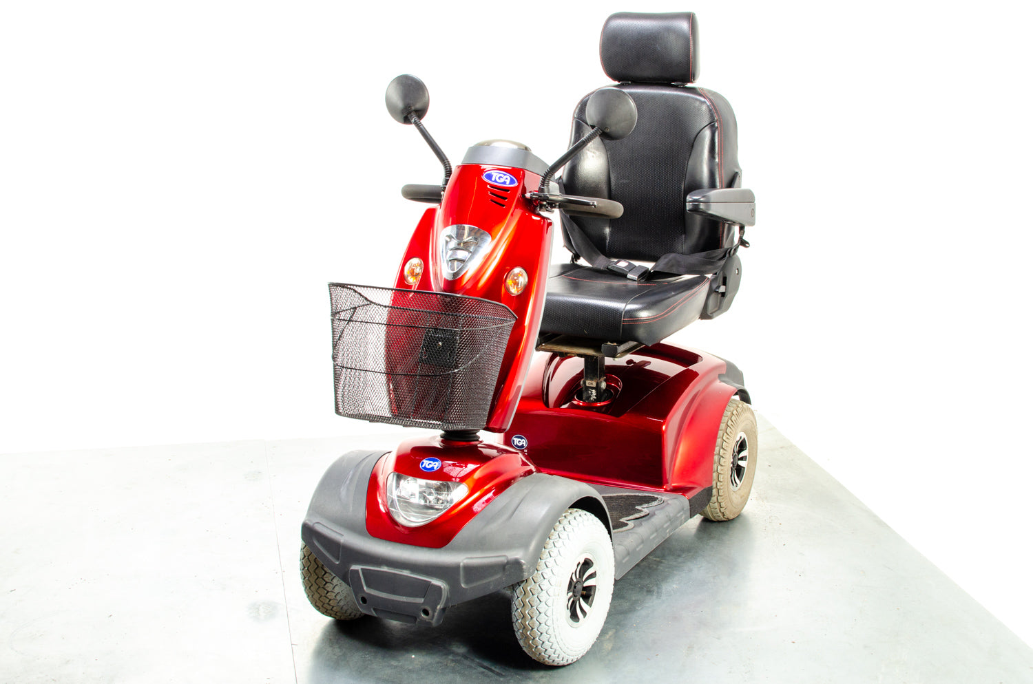 TGA Mystere Used Mobility Scooter Comfy 8mph Suspension Road All-Terrain Red