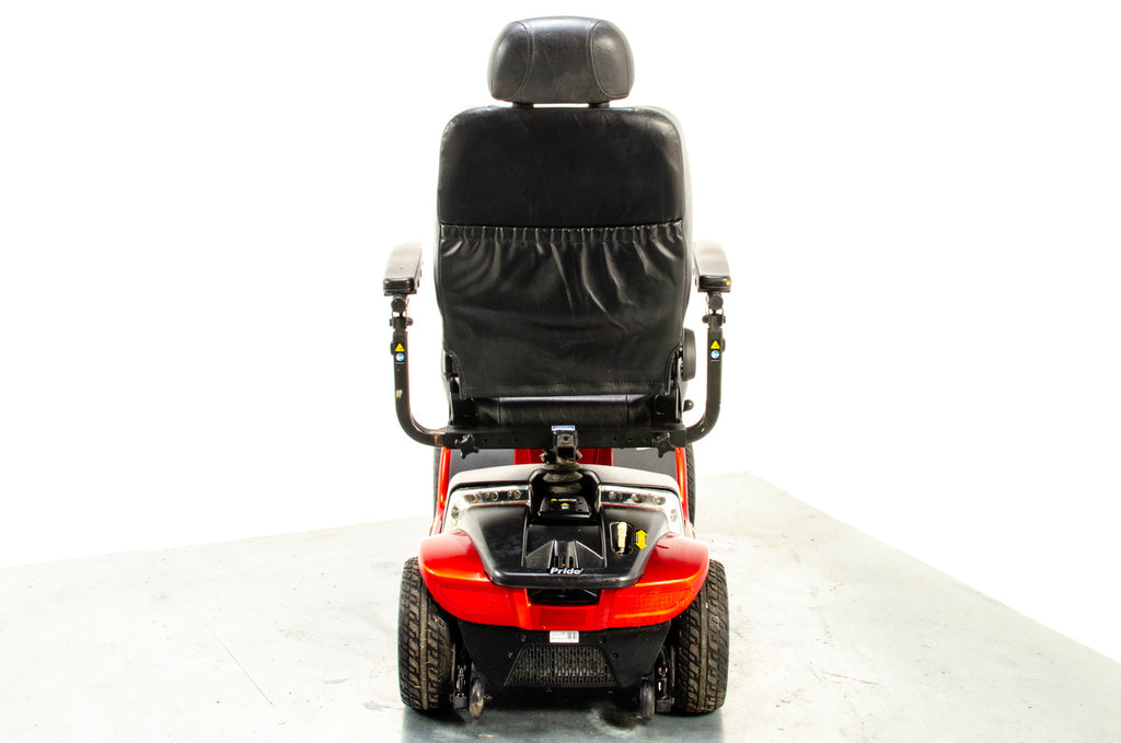 Pride Colt Deluxe Used Electric Mobility Scooter 6mph Transportable Suspension Road Pavement Solid Tyres Red
