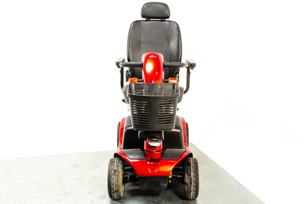 Pride Colt Deluxe Used Electric Mobility Scooter 6mph Transportable Suspension Road Pavement Solid Tyres Red