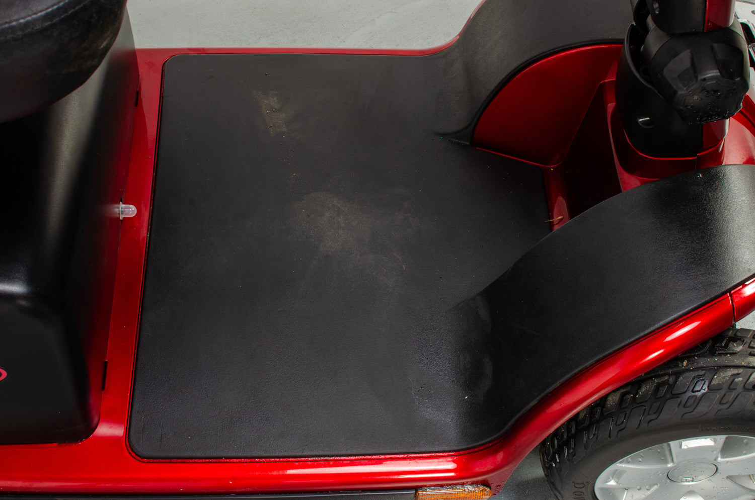 Pride Colt Deluxe Used Electric Mobility Scooter 6mph Transportable Suspension Road Pavement Solid Tyres Red