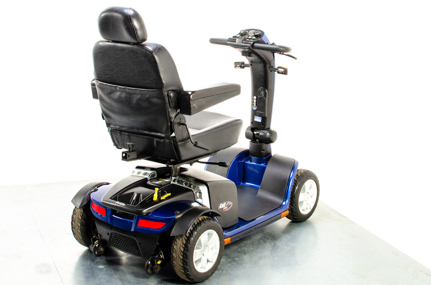 Pride Colt Sport Used Electric Mobility Scooter 8mph Transportable Suspension Road Pavement Blue