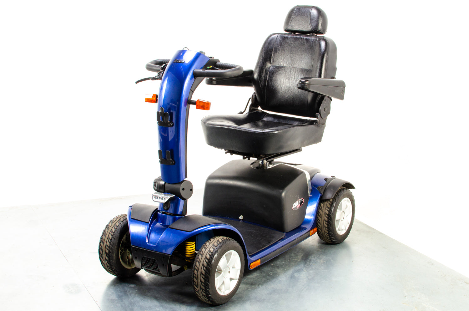 Pride Colt Sport Used Electric Mobility Scooter 8mph Transportable Suspension Road Pavement Blue