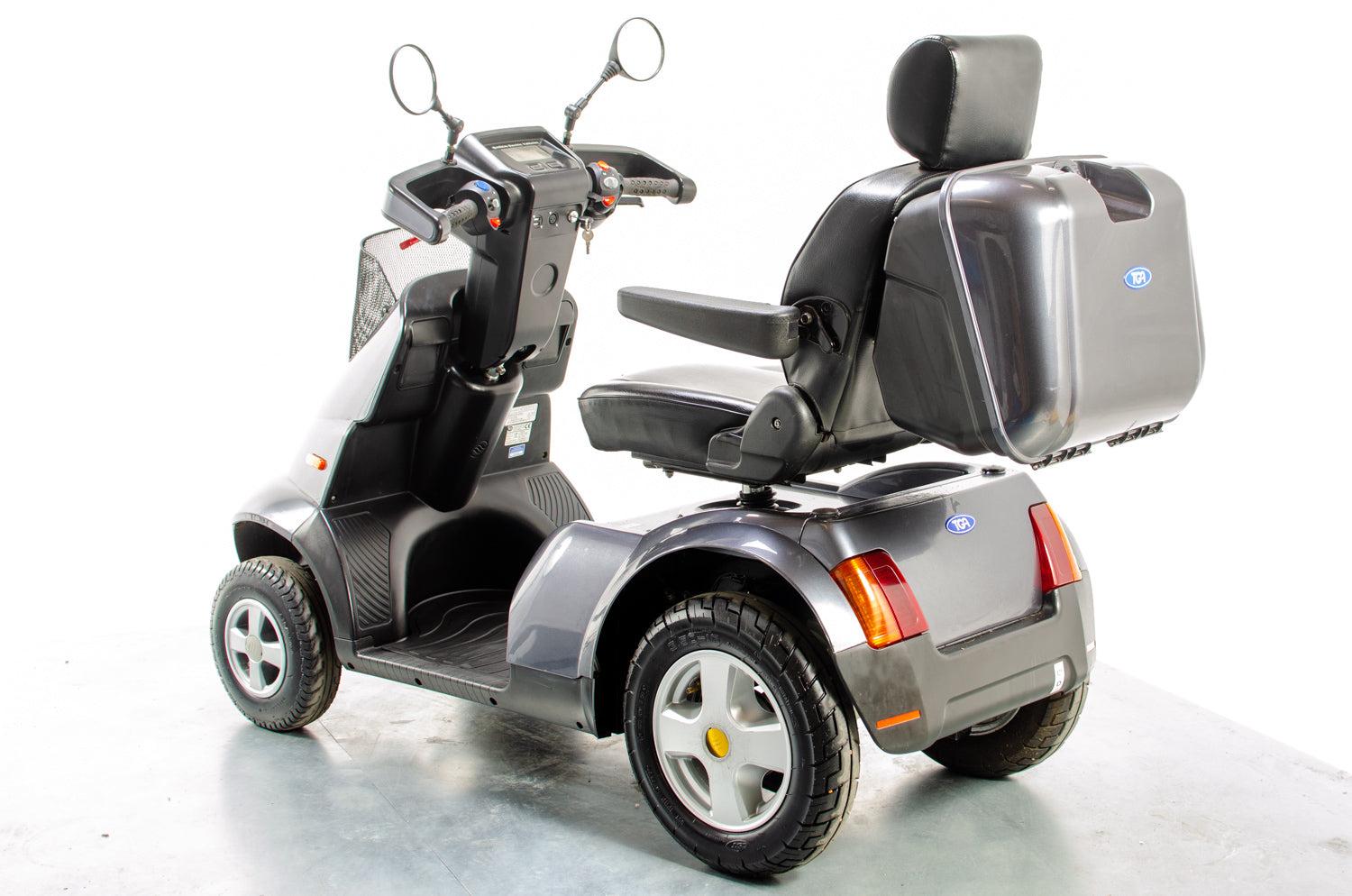 TGA Breeze S4 Used Mobility Scooter 8mph Large Road Legal All-Terrain Off-Road Grey