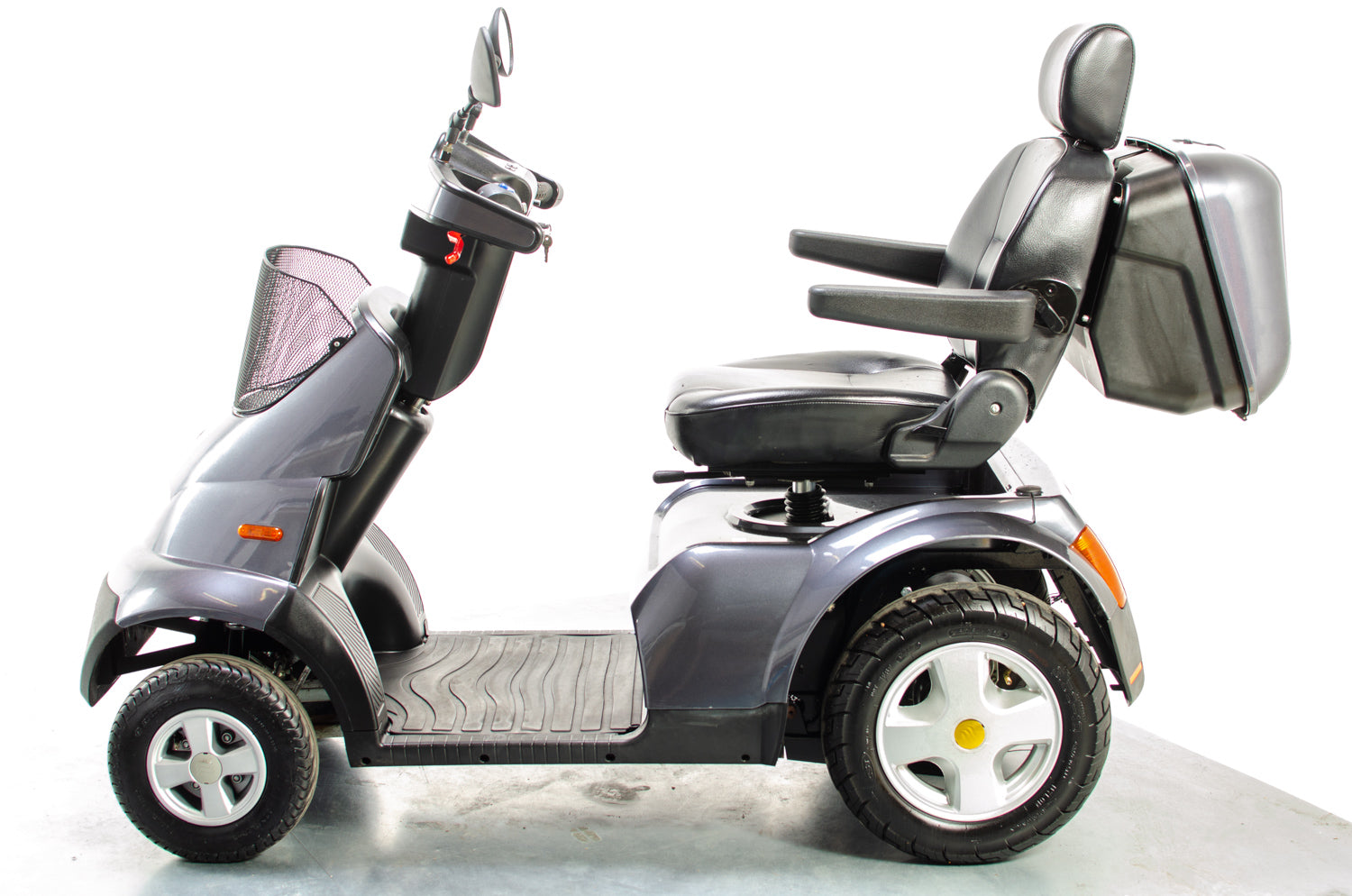 TGA Breeze S4 Used Mobility Scooter 8mph Large Road Legal All-Terrain Off-Road Grey