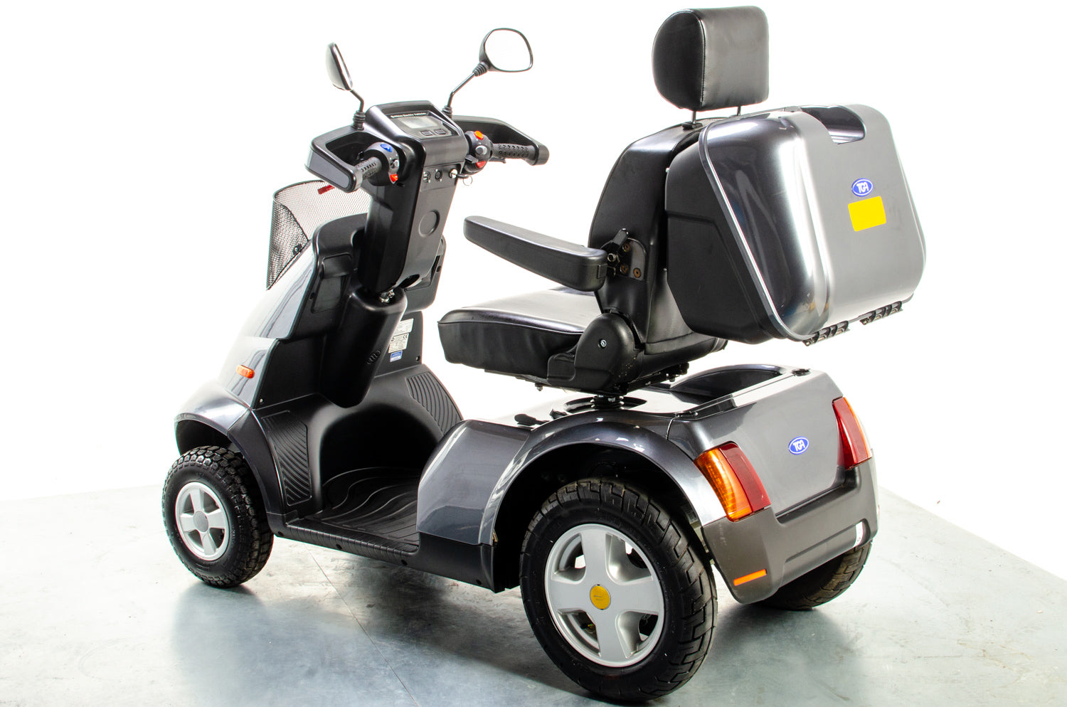 TGA Breeze S4 Used Mobility Scooter 8mph Large All-Terrain Road Legal Off-Road Grey