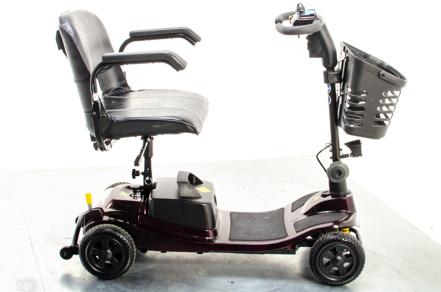 Liberty Vogue Used Mobility Scooter Suspension Transportable Lightweight One Rehab Purple