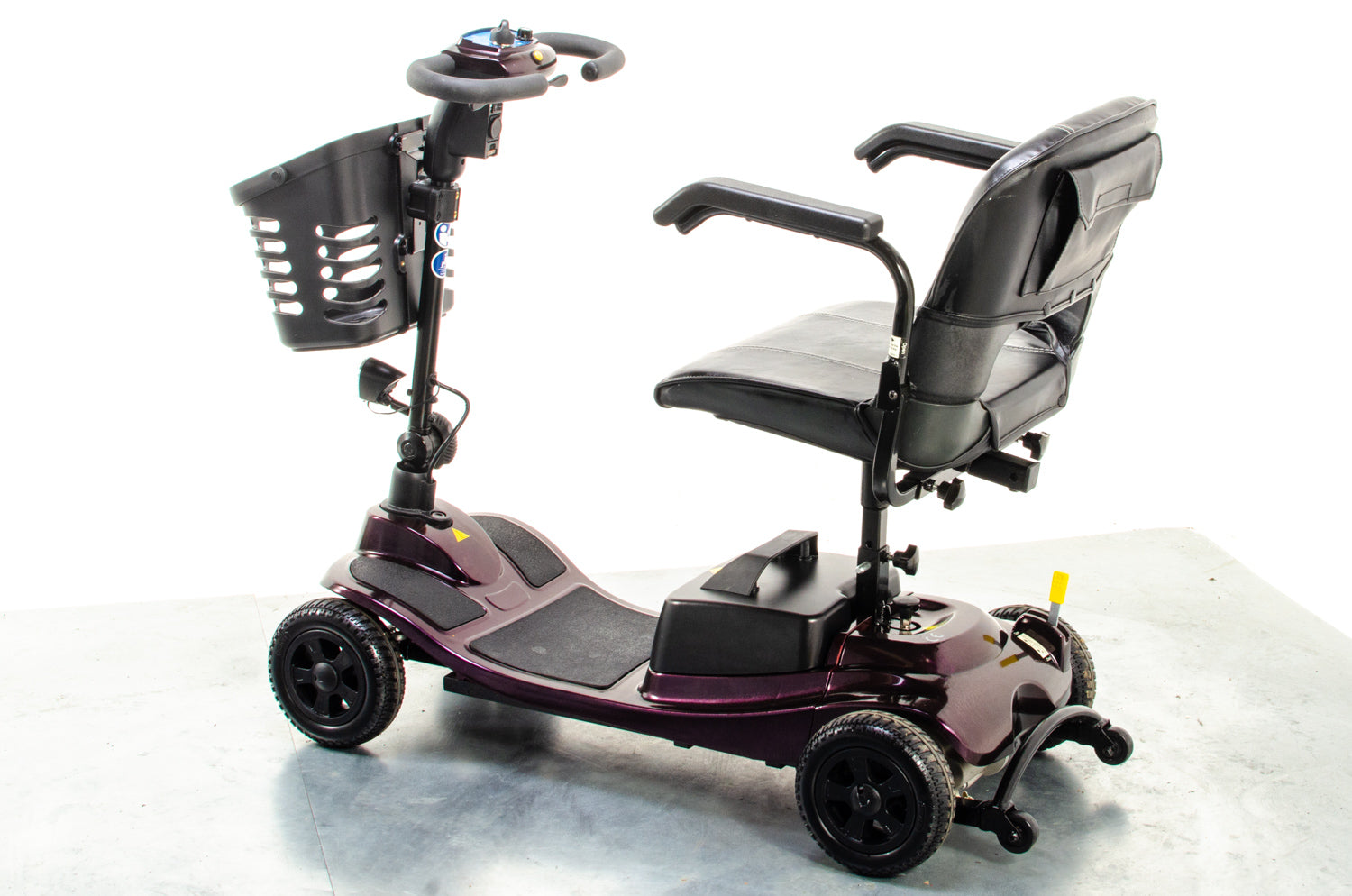 Liberty Vogue Used Mobility Scooter Suspension Transportable Lightweight One Rehab Purple