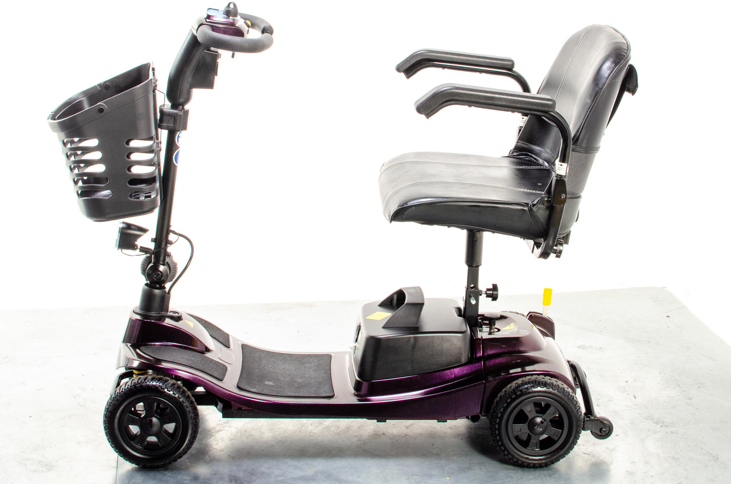 Liberty Vogue Used Mobility Scooter Suspension Transportable Lightweight One Rehab Purple