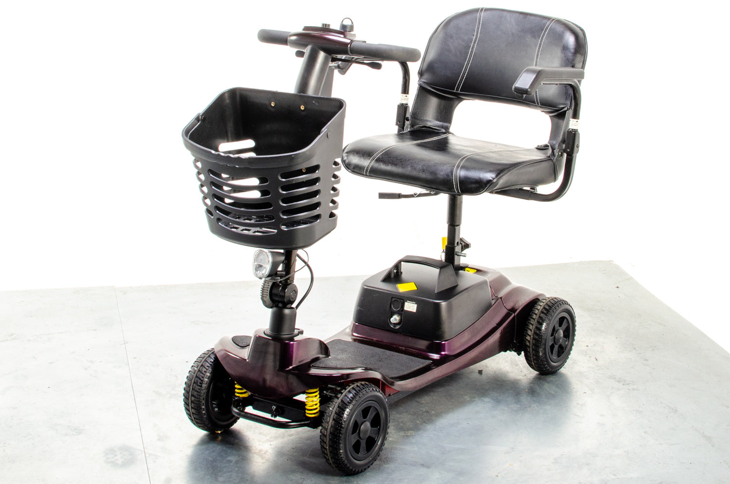 Liberty Vogue Used Mobility Scooter Suspension Transportable Lightweight One Rehab Purple