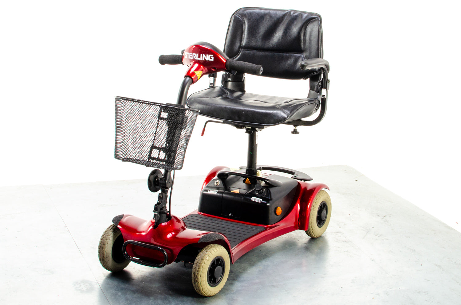 Sterling Little Gem Used Mobility Scooter Small Transportable Lightweight Sunrise Medical Travel