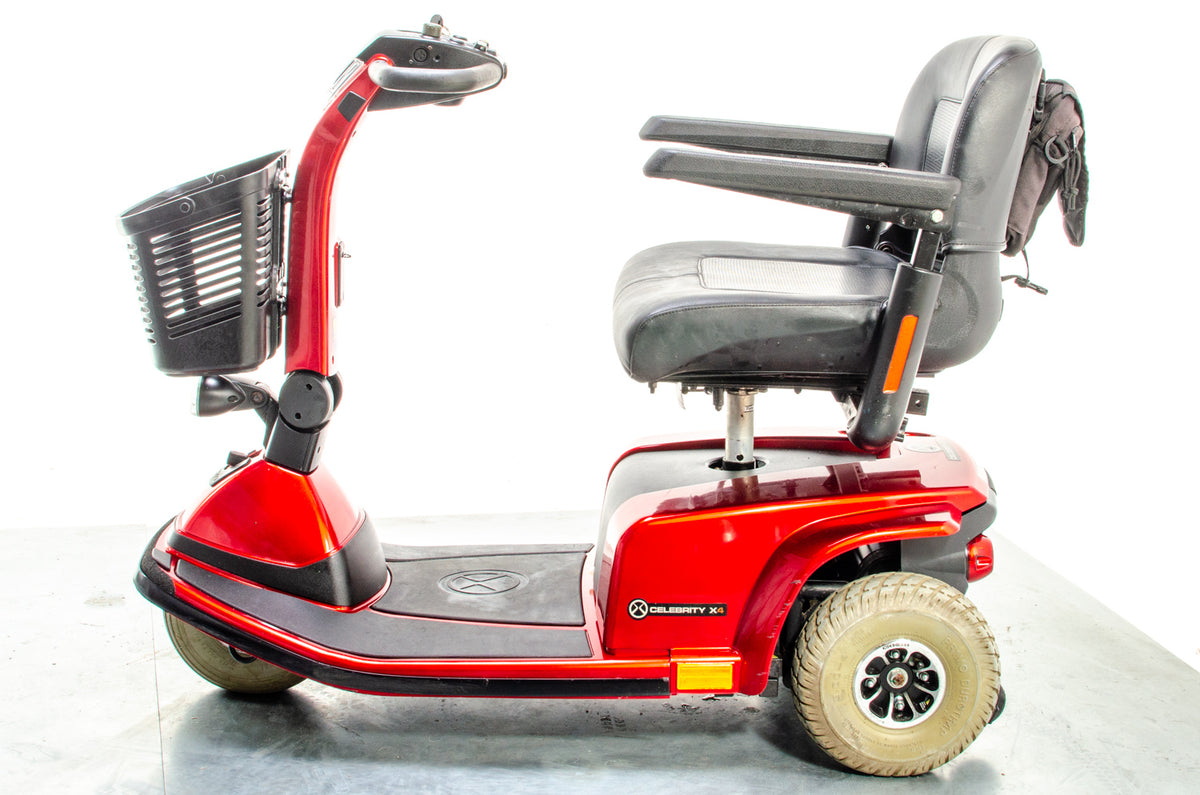 Pride Celebrity X4 Used 3 Wheel Mobility Scooter Trike Comfy Pneumatic Tyres Pavement