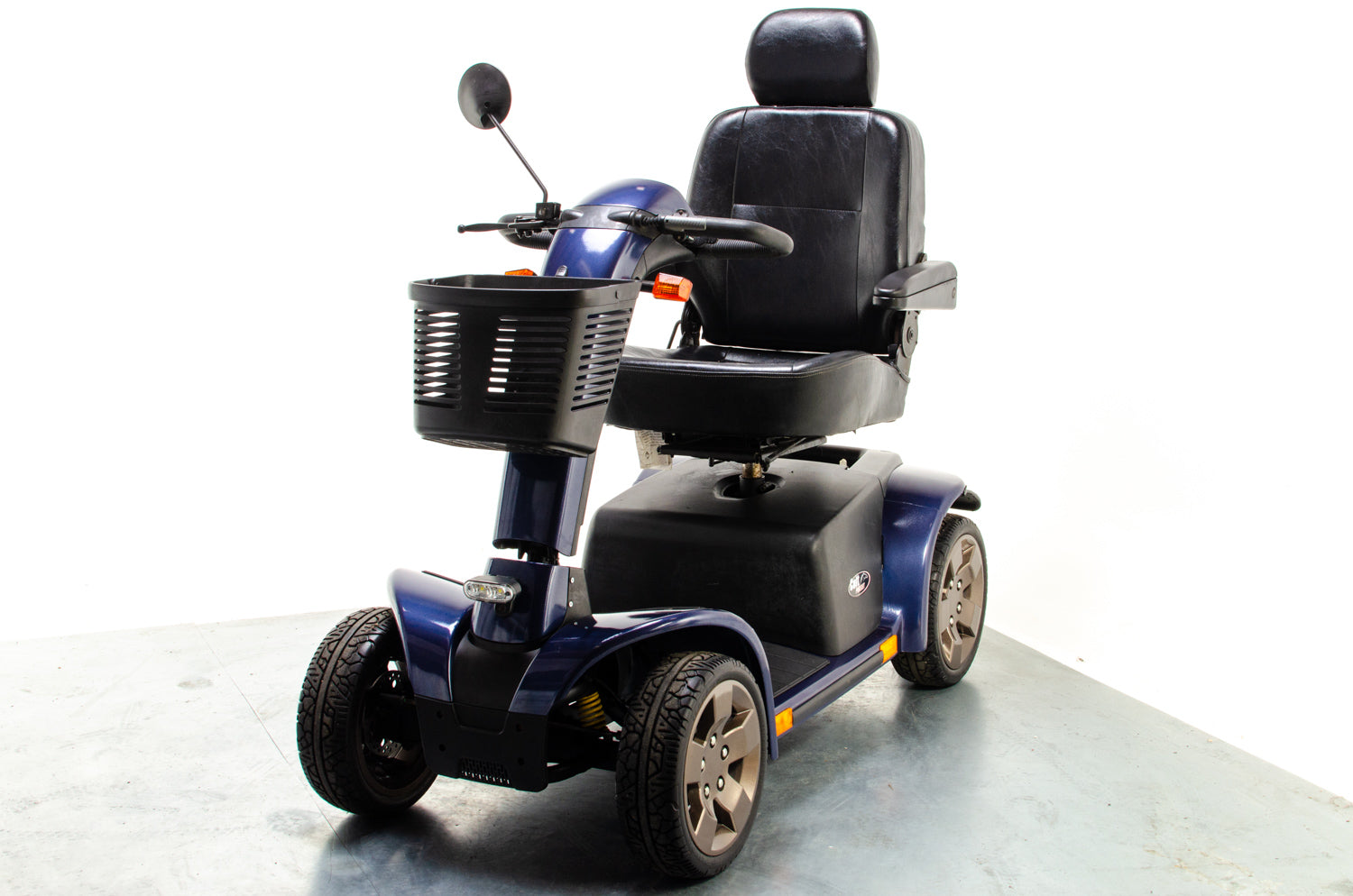 Pride Colt Pursuit Used Mobility Scooter 8mph All-Terrain Transportable Large Blue