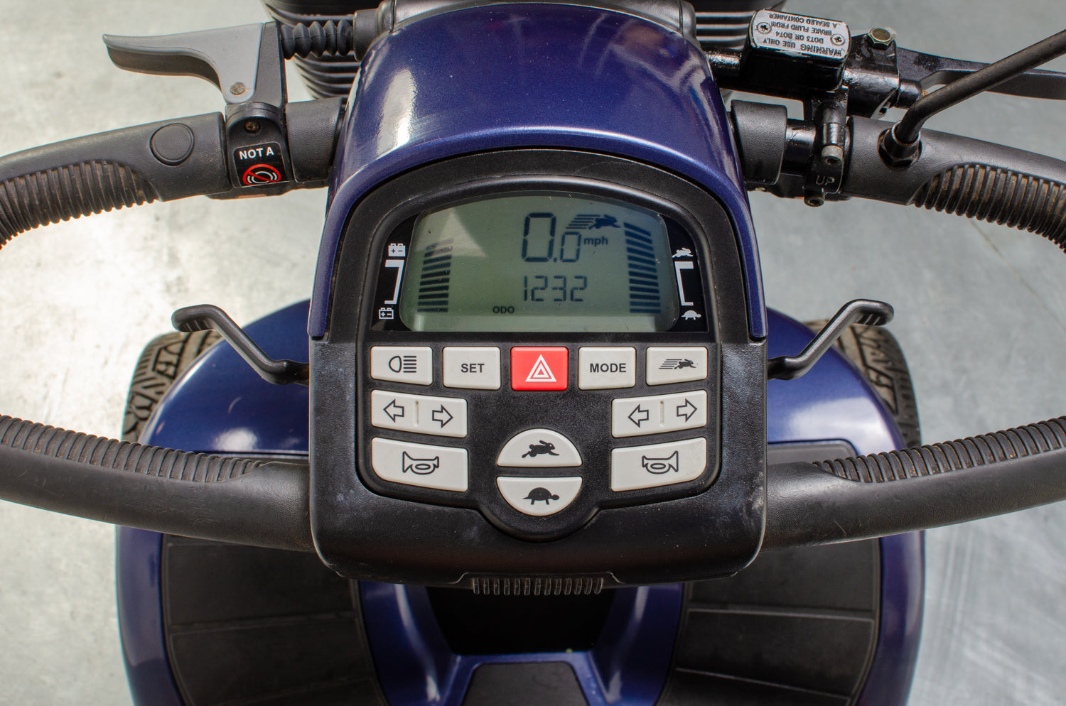 Pride Colt Pursuit Used Mobility Scooter 8mph All-Terrain Transportable Large Blue