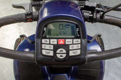 Pride Colt Pursuit Used Mobility Scooter 8mph All-Terrain Transportable Large Blue