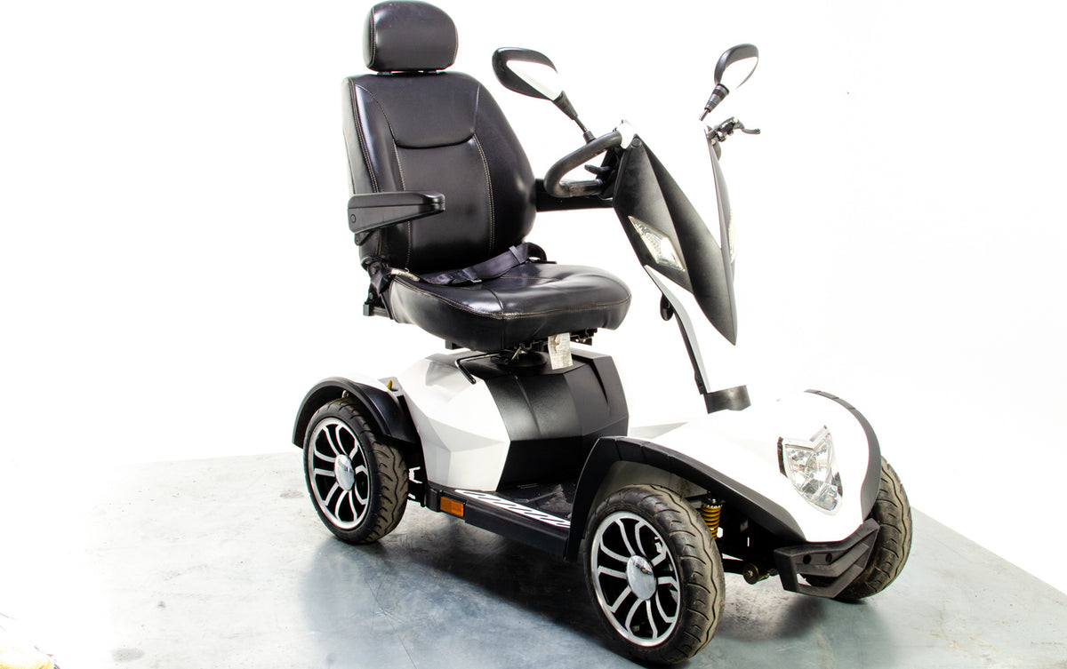 Drive Cobra Used Mobility Scooter 8mph Large All-Terrain Road Legal Captains Seat White Main image