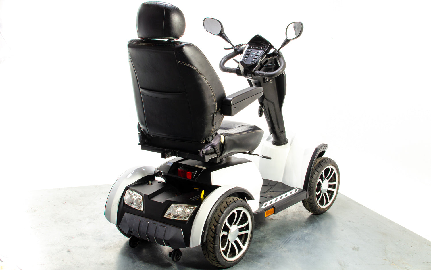 Drive Cobra Used Mobility Scooter 8mph Large All-Terrain Road Legal Captains Seat White