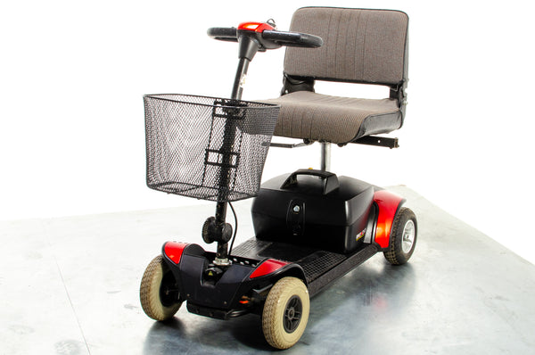 Pride Go-Go Elite Traveller Used Mobility Scooter Boot Transportable Lightweight Travel Red