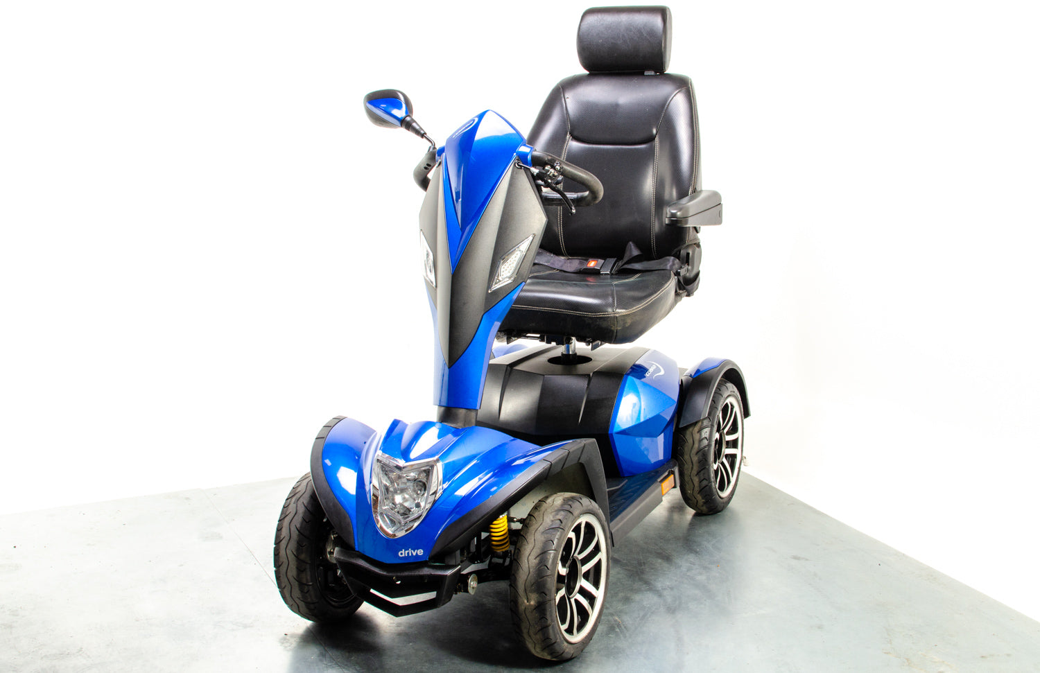 Drive Cobra Used Mobility Scooter Large All-Terrain Fast Road Legal Captain Seat Blue