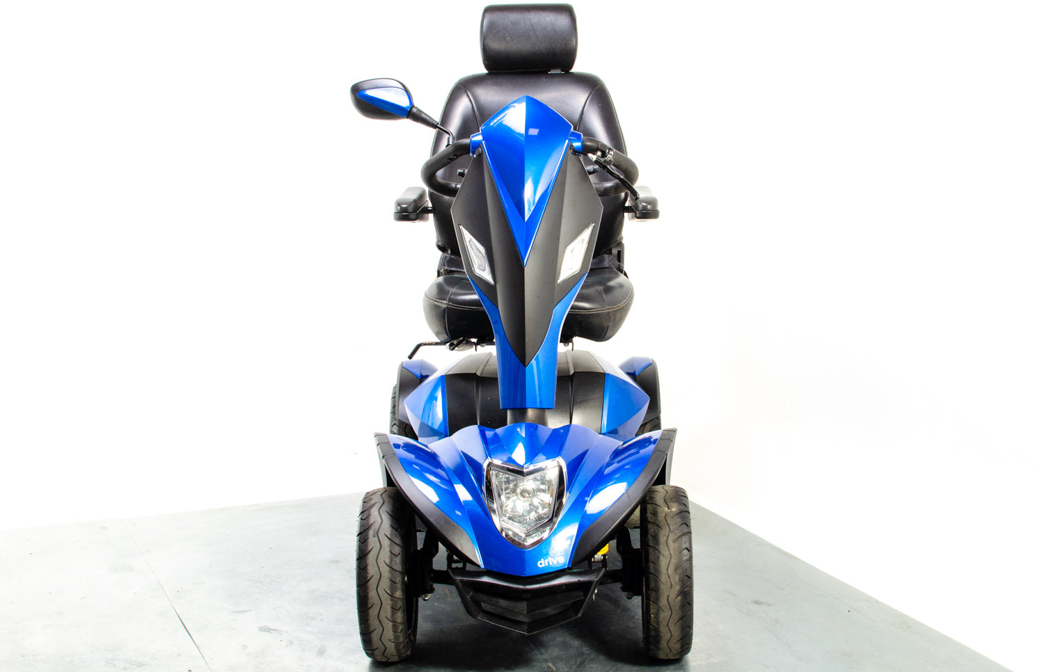 Drive Cobra Used Mobility Scooter Large All-Terrain Fast Road Legal Captain Seat Blue Secondary image