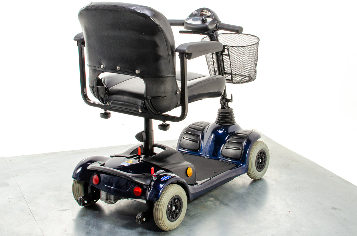 Invacare Lynx Used Mobility Scooter Small Boot Transportable Lightweight Travel Indoor Blue