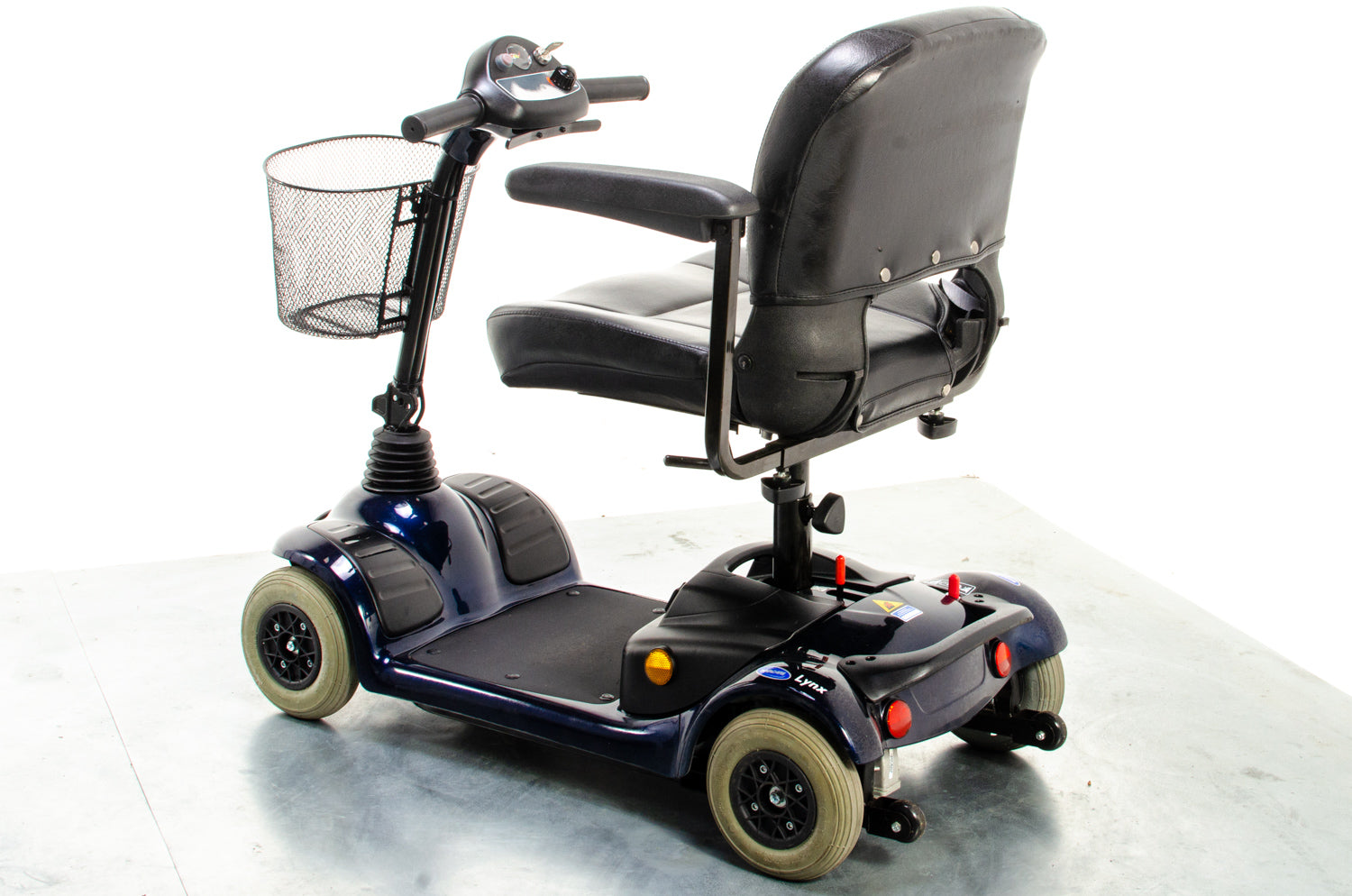 Invacare Lynx Used Mobility Scooter Small Boot Transportable Lightweight Travel Indoor Blue
