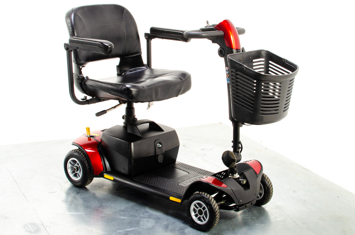Pride Go-Go Elite Traveller LX Used Mobility Scooter Boot Transportable Lightweight Travel Red