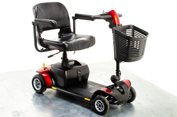 Pride Go-Go Elite Traveller LX Used Mobility Scooter Boot Transportable Lightweight Travel Red