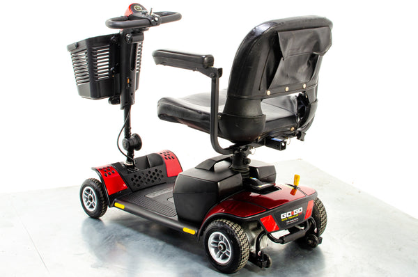 Pride Go-Go Elite Traveller LX Used Mobility Scooter Boot Transportable Lightweight Travel Red