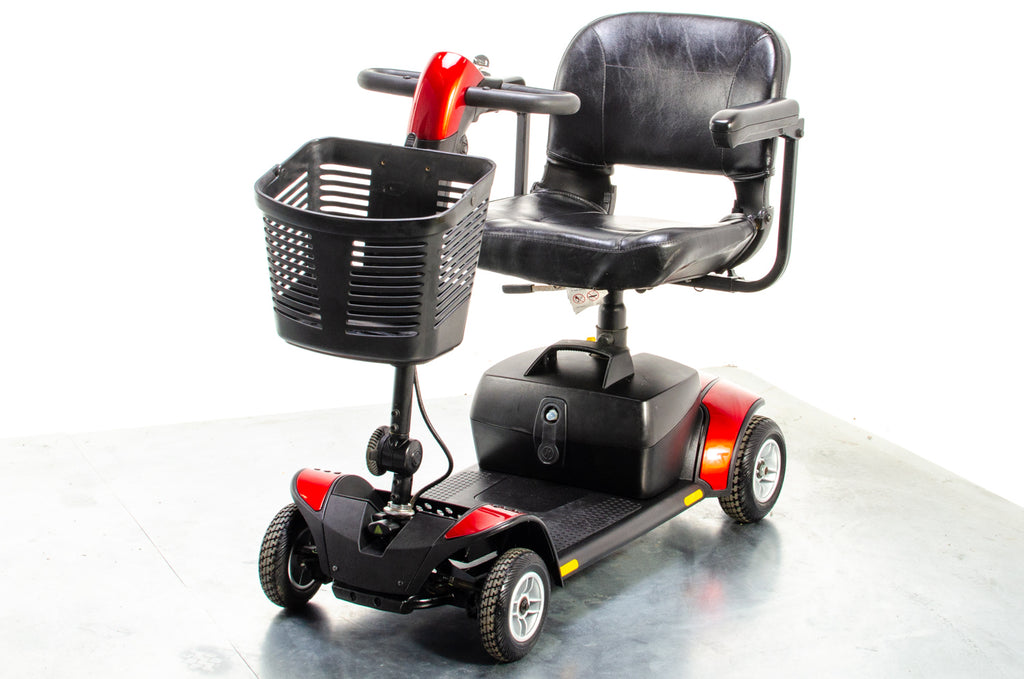 Pride Go-Go Elite Traveller LX Used Mobility Scooter Boot Transportable Lightweight Travel Red