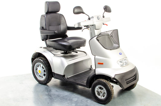 TGA Breeze S4 Used Mobility Scooter 8mph Large All-Terrain Road Legal Off-Road Silver 1500