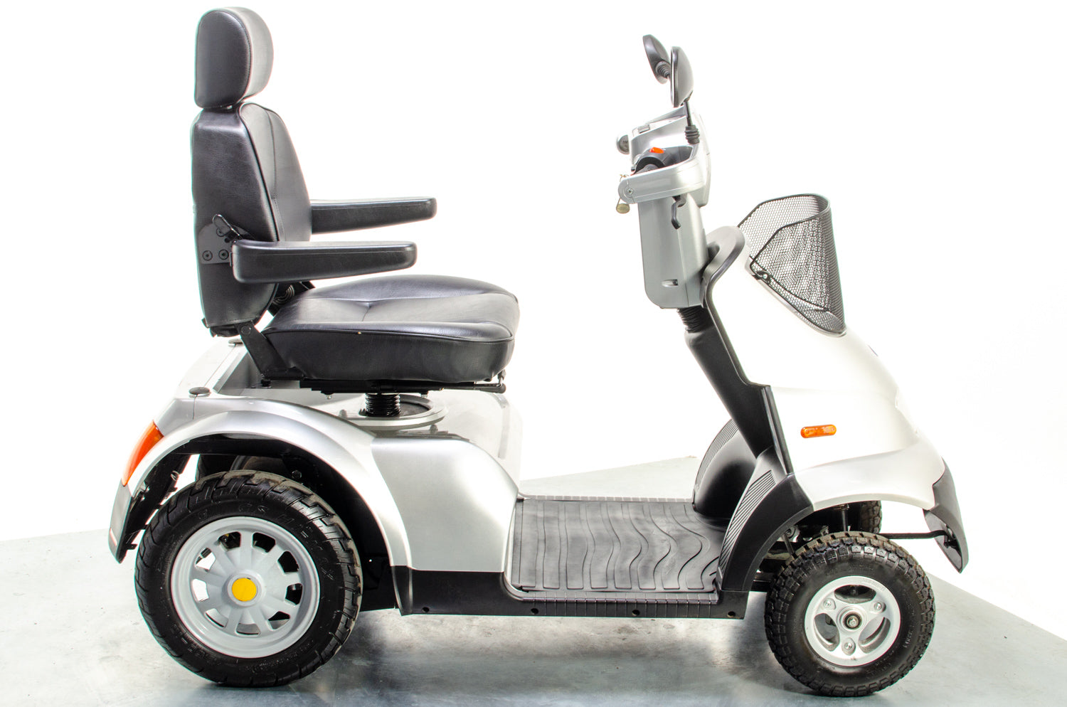 TGA Breeze S4 Used Mobility Scooter 8mph Large All-Terrain Road Legal Off-Road Silver