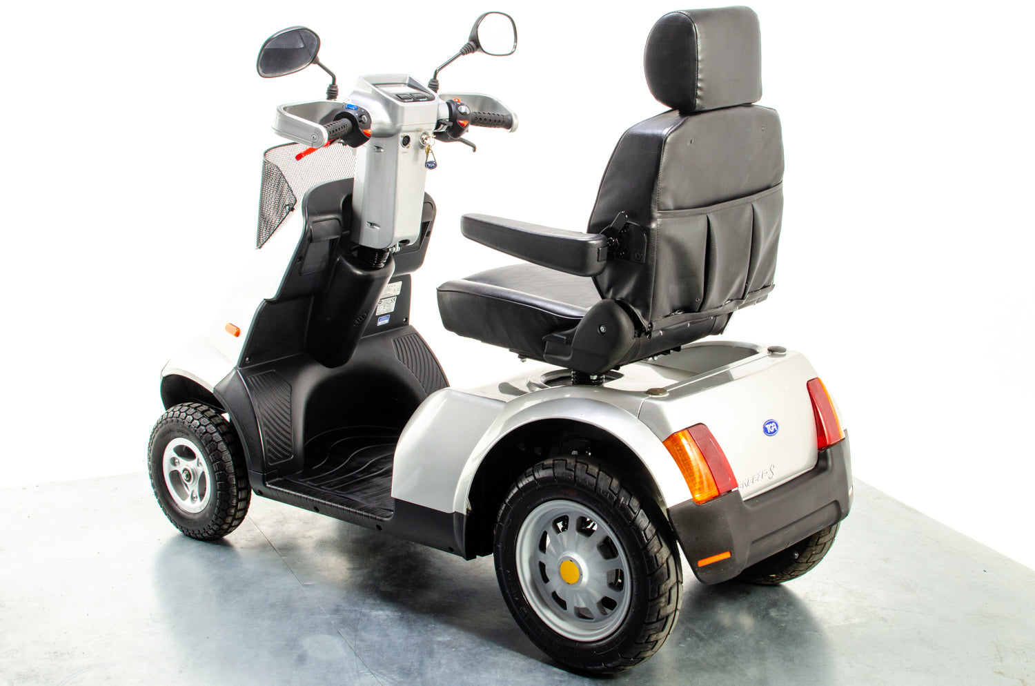 TGA Breeze S4 Used Mobility Scooter 8mph Large All-Terrain Road Legal Off-Road Silver