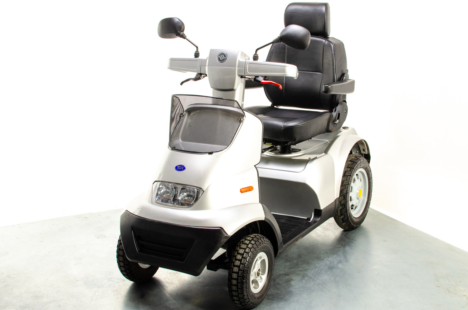 TGA Breeze S4 Used Mobility Scooter 8mph Large All-Terrain Road Legal Off-Road Silver