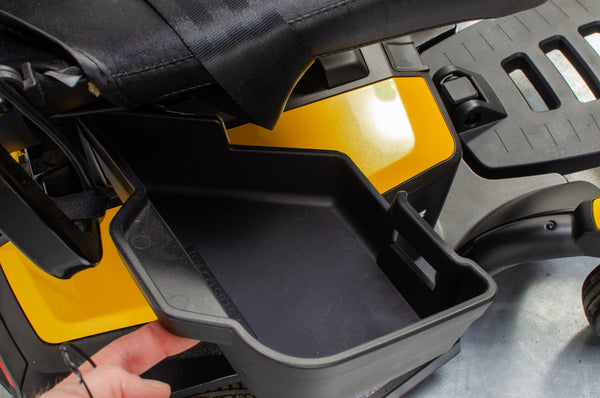 Pride Go Chair Small Compact Indoor Powerchair Electric Wheelchair Travel Transportable Yellow