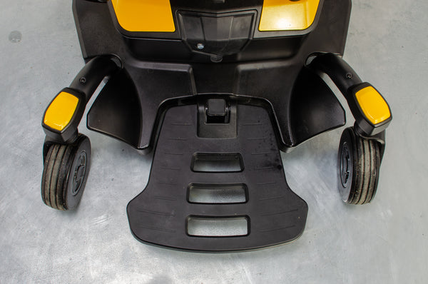 Pride Go Chair Small Compact Indoor Powerchair Electric Wheelchair Travel Transportable Yellow