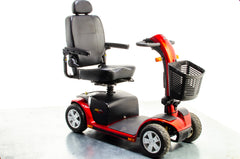 Pride Colt Deluxe Used Electric Mobility Scooter 6mph Transportable Suspension Road Pavement Solid Tyres Red