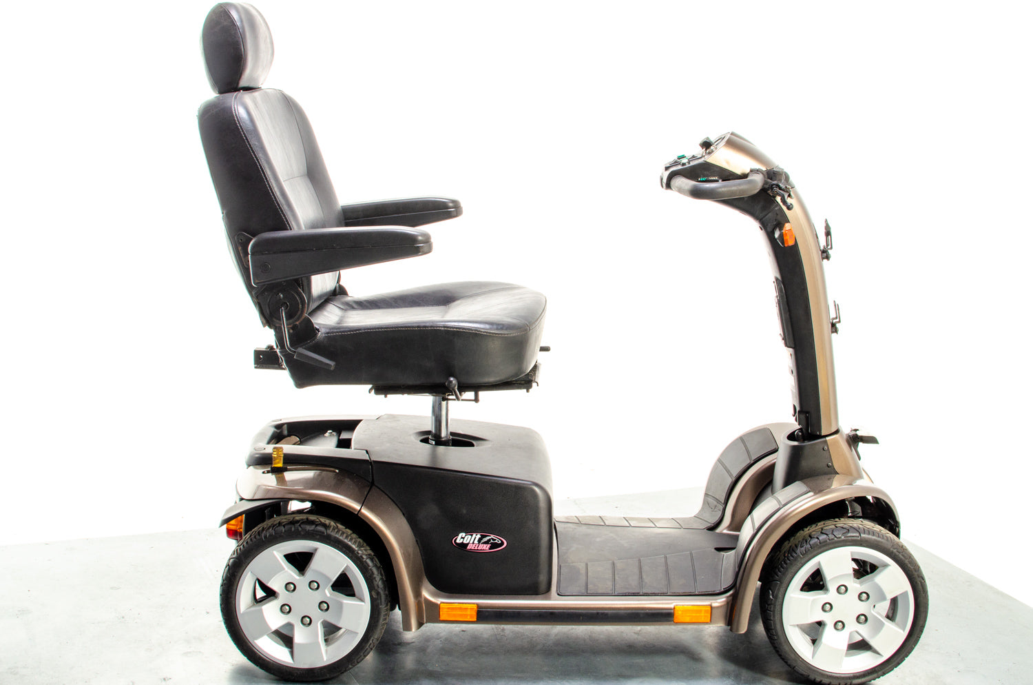 Pride Colt Pursuit Used Mobility Scooter 8mph All-Terrain Transportable Large Off-Road Road Legal Bronze 13186