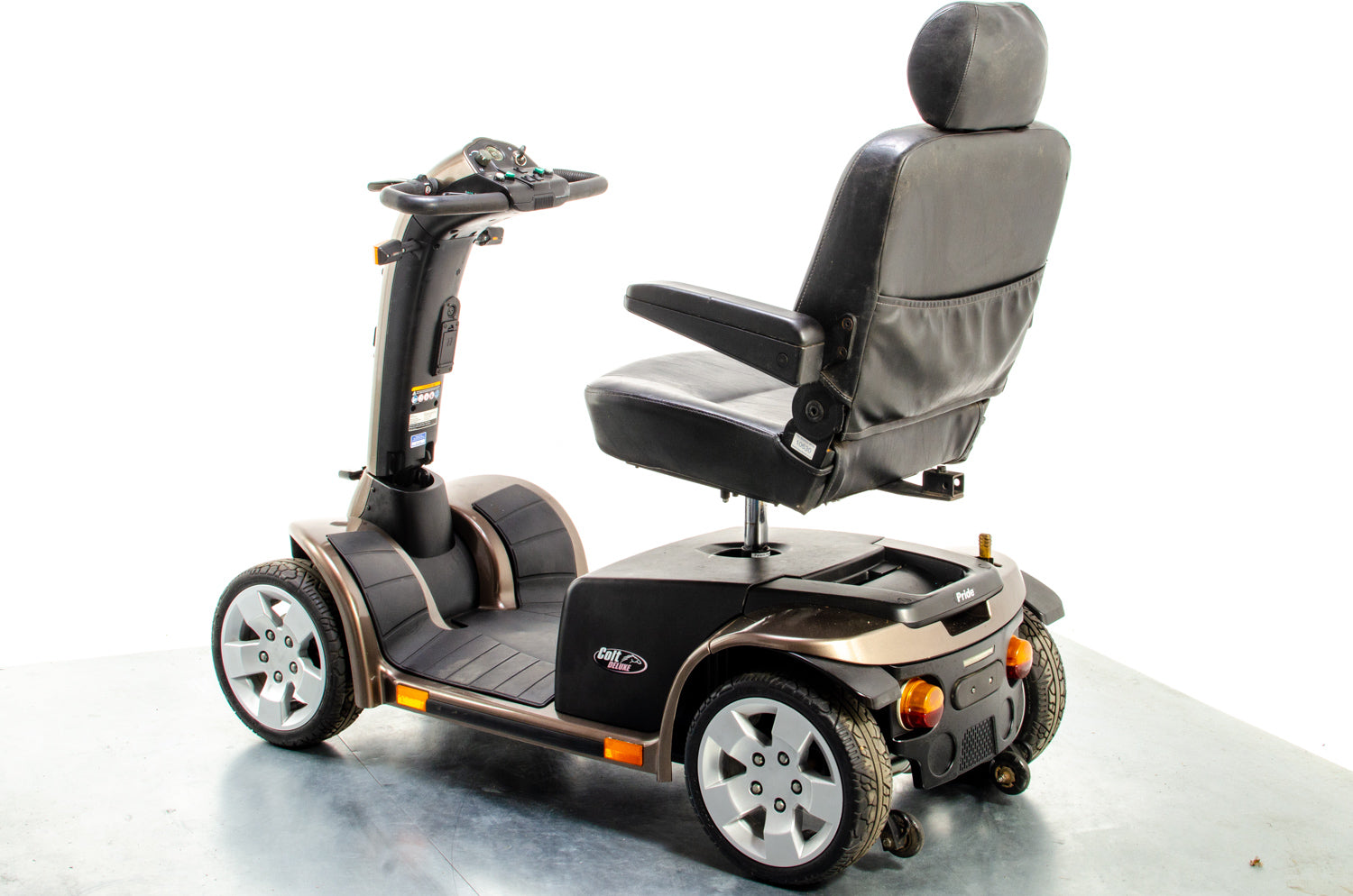 Pride Colt Pursuit Used Mobility Scooter 8mph All-Terrain Transportable Large Off-Road Road Legal Bronze 13186