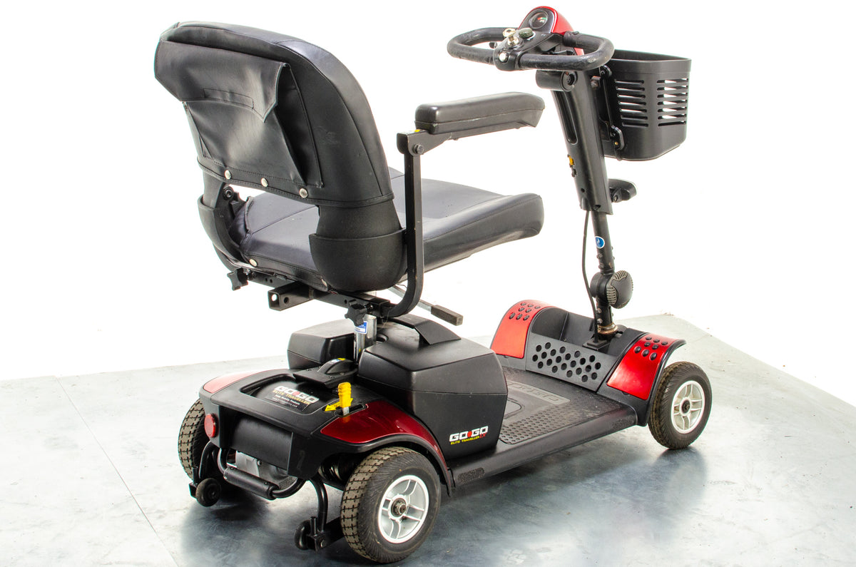 Pride Go-Go Elite Traveller Used Mobility Scooter Boot Transportable Lightweight Travel Red