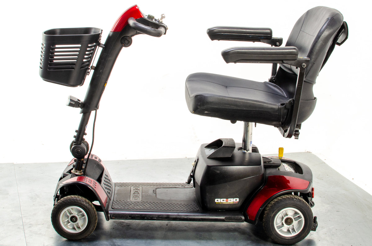Pride Go-Go Elite Traveller Used Mobility Scooter Boot Transportable Lightweight Travel Red
