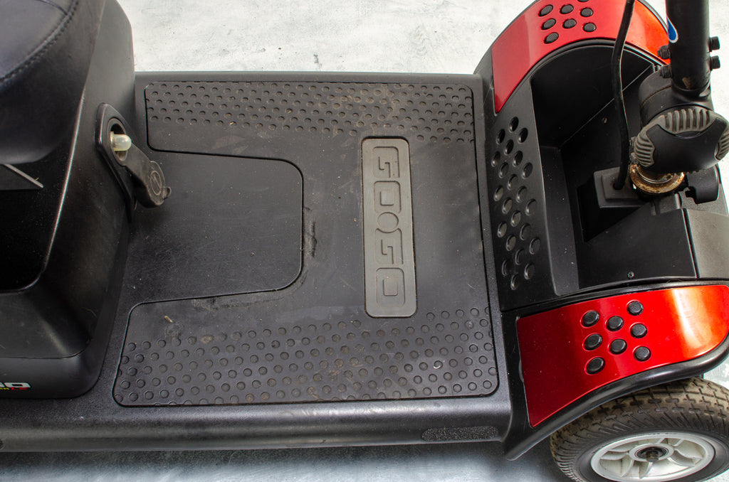 Pride Go-Go Elite Traveller Used Mobility Scooter Boot Transportable Lightweight Travel Red